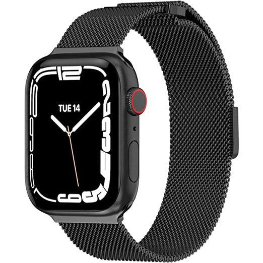 Jalur Gelung Jam Tangan Keluli Tahan Karat SwitchEasy Mesh untuk Siri Jam Tangan Apple Ultra 49mm & 45mm 44mm / SE / 8 /7 /6 /5 /4 /3 /2
