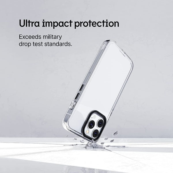 Sarung Jelas RHINOSHIELD Serasi dengan Magsafe untuk iPhone 14 / 13 / 12 Pro Max Rintangan Kekuningan Lanjutan