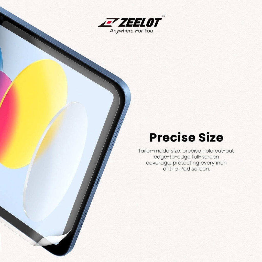 Pelindung Skrin Seperti Kertas ZEELOT untuk iPad Ke-10 Gen 10.9" (2022)