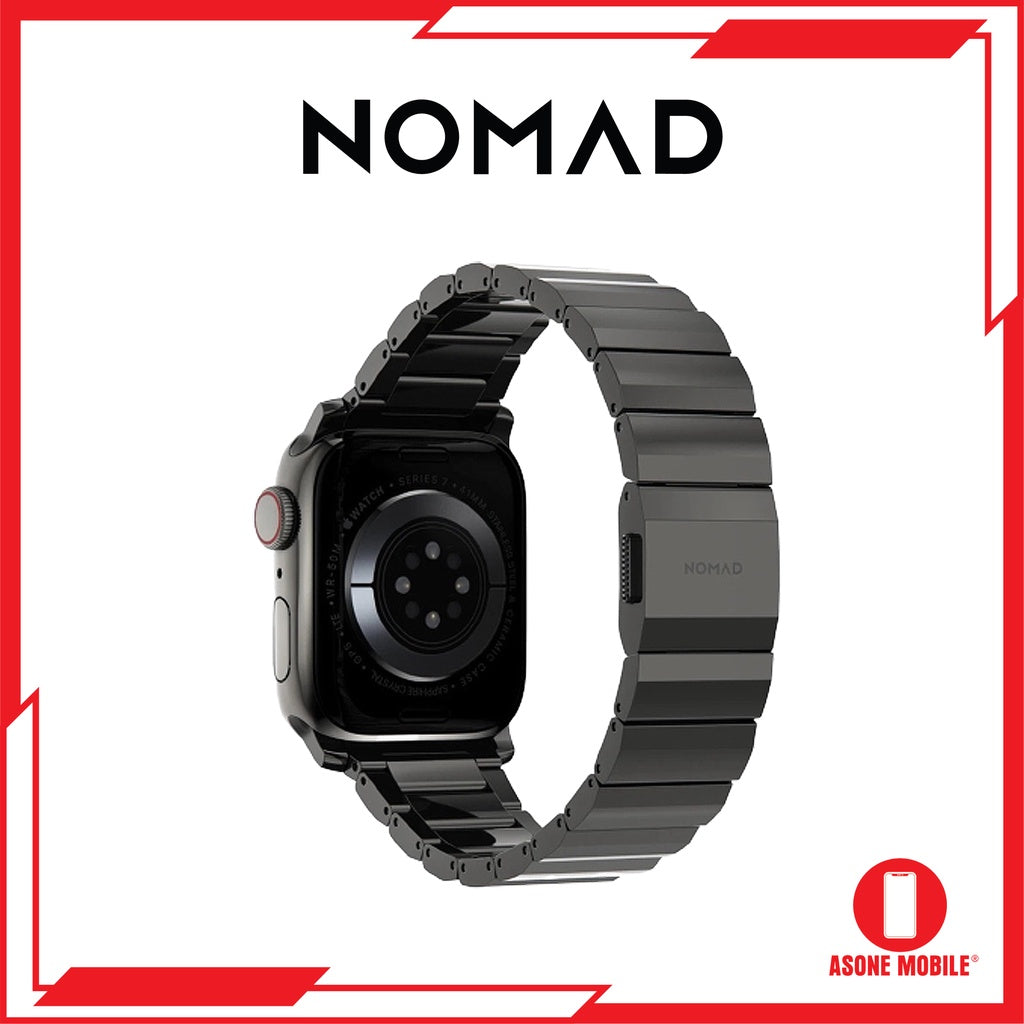Nomad Steel Band Version 2 compatible for Apple Watch Series SE/Ultra/8/7/6/5/4/3/2