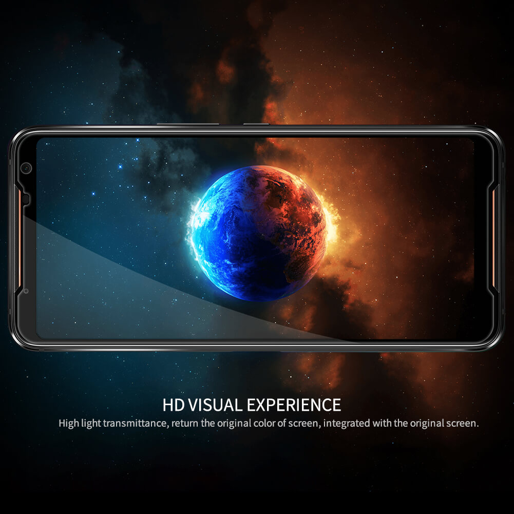 ZEELOT ASUS ROG 3 / 2 PureGlass 2.5D Pelindung Skrin Kaca Terbaja Jelas