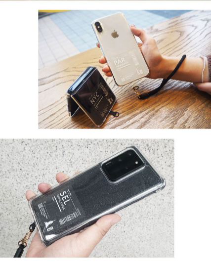 Araree TAG HOLDER External Strap Hole, Regardless of Smartphone Models, Strap Holder that Can Be Attached with External Strap Holes