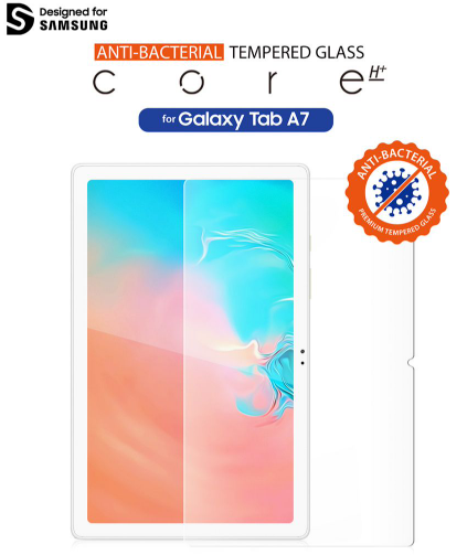 Kaca Sub Teras Araree Galaxy Tab A7 (2020) Pelindung Skrin Kaca Terbaja Anti-Bakteria