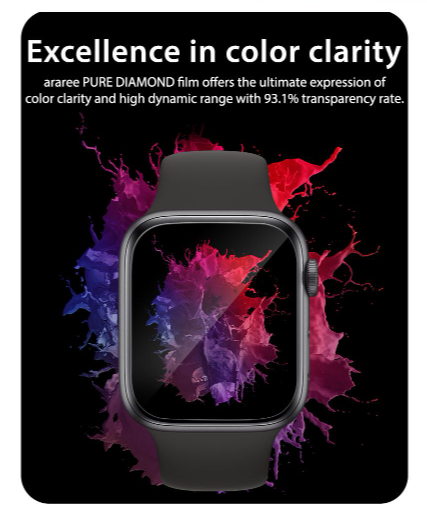 Araree Pure Diamond Apple Watch 6 / SE / 5 / 4 Screen Protector 44mm & 40mm (2pcs)