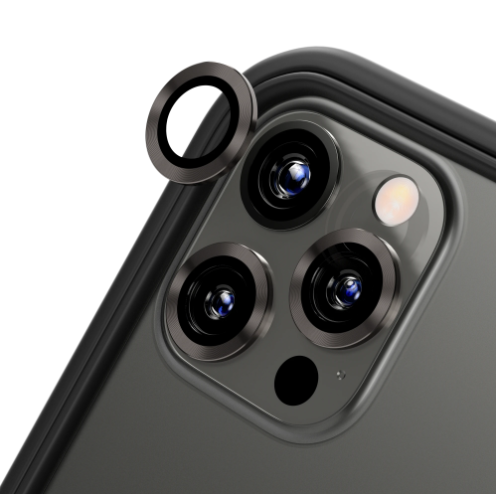 RhinoShield iPhone 12 Pro 9H Pelindung Lensa Kamera Kaca Terbaja