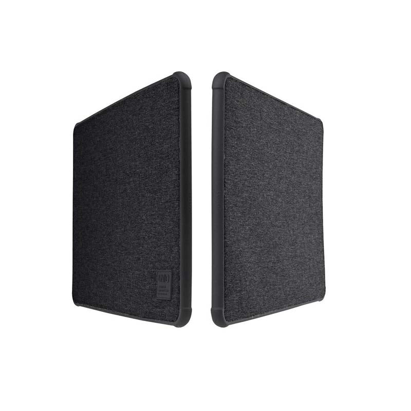 Uniq dFender Tough Laptop Sleeve (Up to 16 Inche) - Charcoal Black Compatible for Macbook Air / Pro 13 14 15 16 Case Cover