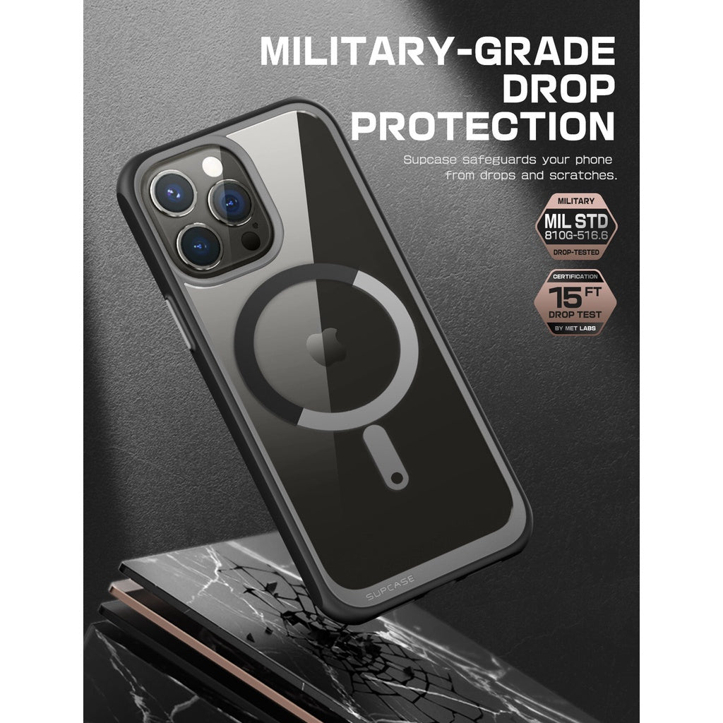 SUPCASE Unicorn Beetle Mag Case untuk iPhone 14 Pro Max / Plus / Pro MagSafe Perlindungan Kejutan Slim Clear Case