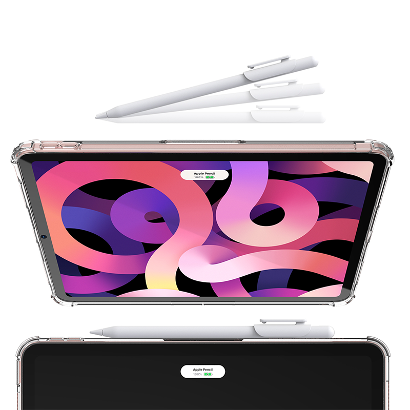 Klip A Araree untuk Pensil Apple Generasi Pertama / Kedua (2 PCS) - Jelas / Putih