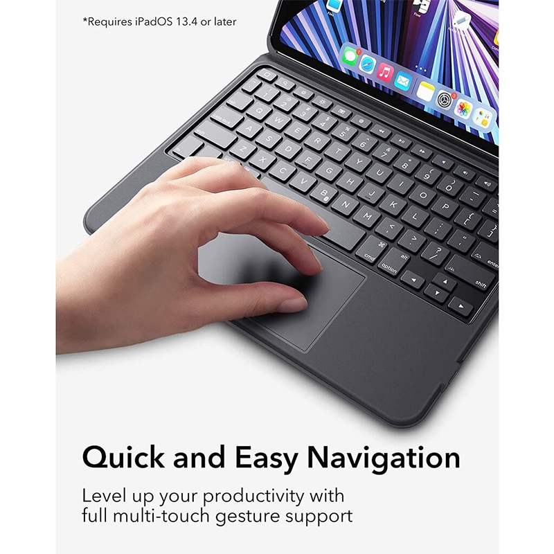 Sarung Papan Kekunci ESR Ascend Serasi dengan iPad Air 5 & 4 / Sarung Sarung iPad Pro 11 , Sarung Boleh Tanggal Magnet