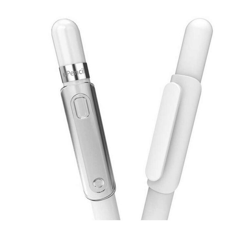 Klip A Araree untuk Pensil Apple Generasi Pertama / Kedua (2 PCS) - Jelas / Putih