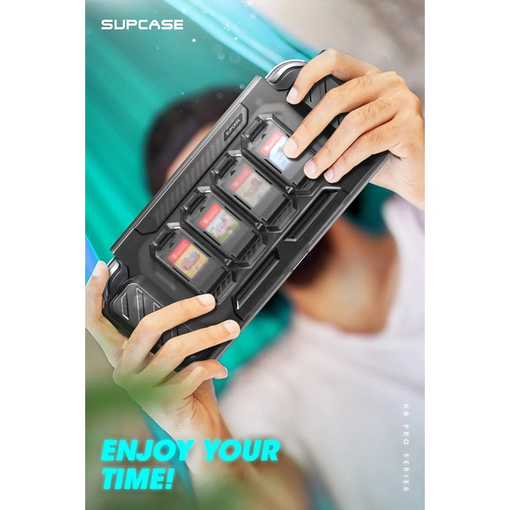 SUPCASE Unicorn Beetle Forma Series Case for Nintendo Switch Lite 2019 FrostBlack Rugged Slim 4 Game Card Storage Slots