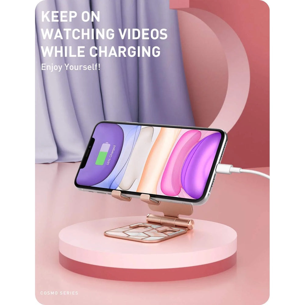 i-Blason Cosmo Phone Stand Foldable Adjustable Mount Holder iPhone 14 13 12 11 XS XR Galaxy Huawei Google Pixel Android
