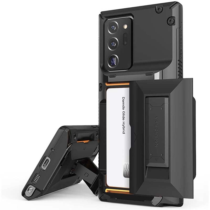VRS DESIGN Damda Glide Hybrid for Galaxy Note 20 Ultra Case [4 Cards]