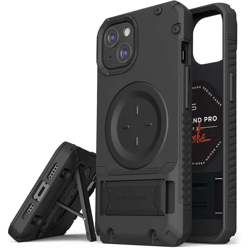Sarung VRS Design MagStand Pro Serasi untuk iPhone 13 / Pro / Pro Max Sarung Pengecas Magnetik Serasi dengan Kickstand