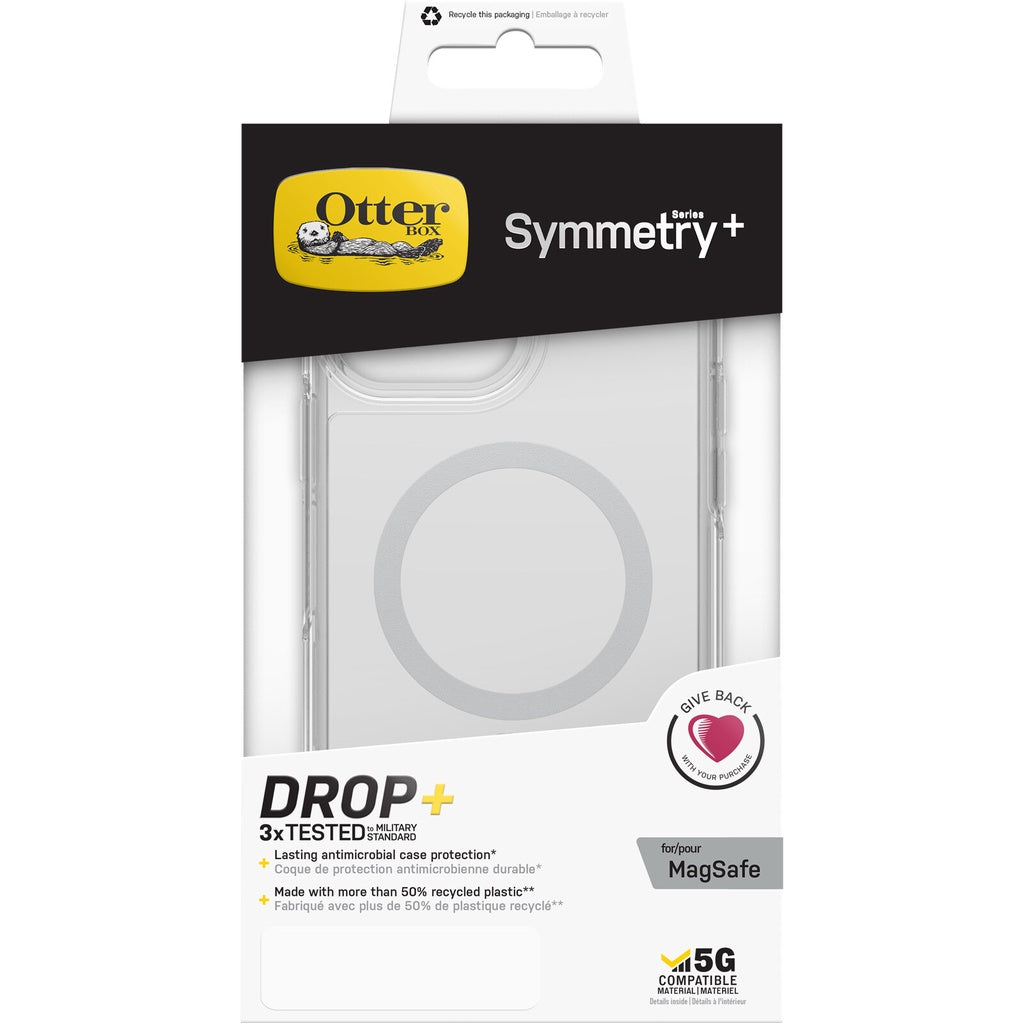 Sarung Antimikrobial Siri Otterbox Symmetry Plus dengan MagSafe Untuk iPhone 14 Pro Max