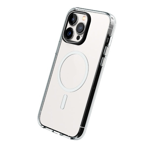 Sarung Jelas RHINOSHIELD Serasi dengan Magsafe untuk iPhone 14 / 13 / 12 Pro Max Rintangan Kekuningan Lanjutan