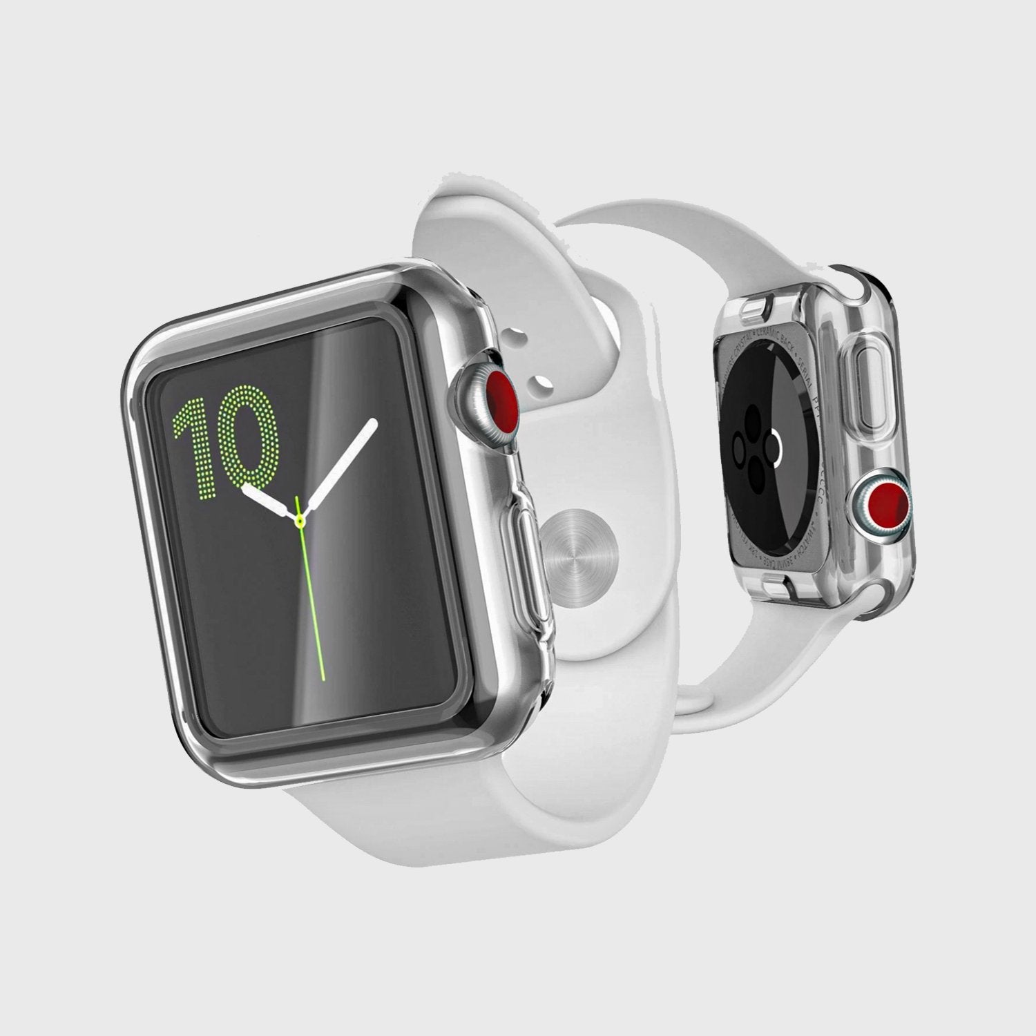 X-Doria Raptic Apple Watch 6 / 5 / 4 / SE 44mm Pertahanan 360x Sarung Bampar Jelas
