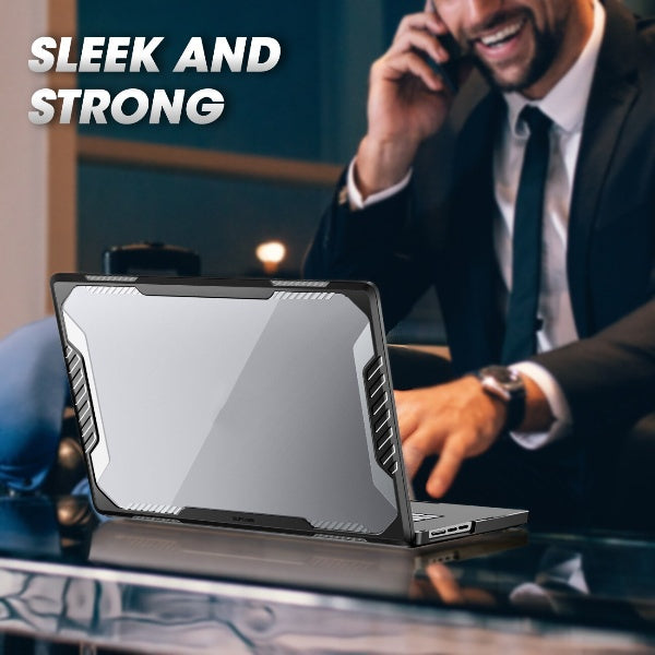 SUPCASE Sarung Unicorn Beetle untuk MacBook Air 13.6 Inci (2022) A2681 M2 Cip Dwi Lapisan Penutup Pelindung Cangkang Keras