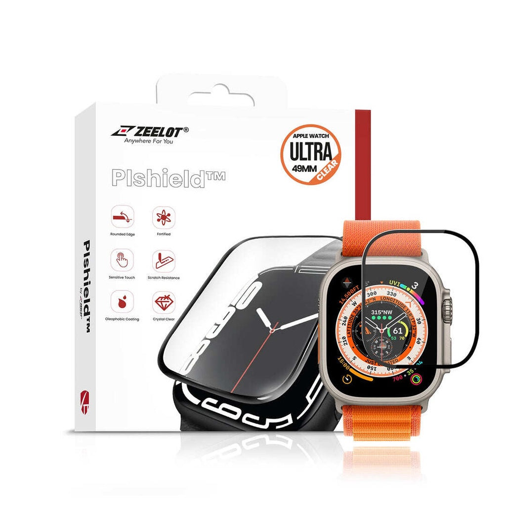 Zeelot PIshield Tempered Glass Screen Protector for Apple Watch Ultra 49mm