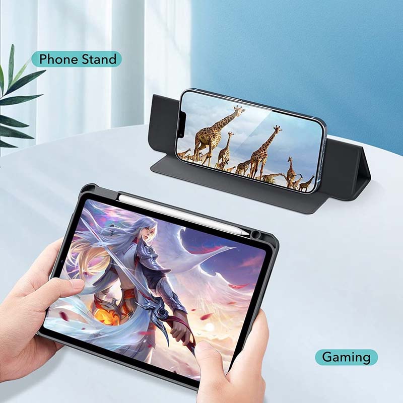 Sarung ESR Rebound Hybrid Pro Serasi dengan iPad Air 5 / 4, iPad Pro 11 (2021) Pemegang Pensel Apple Pencil 2