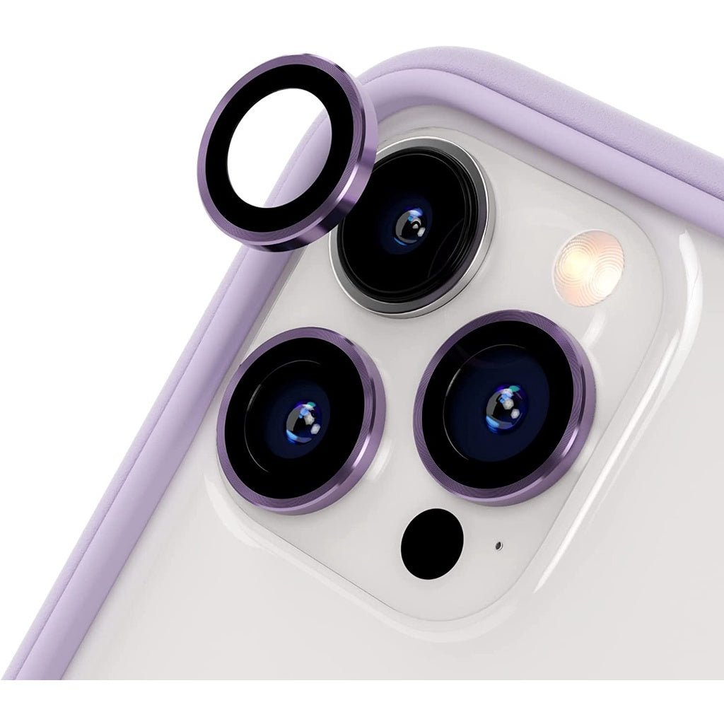 Pelindung Kanta Kamera RhinoShield Serasi untuk iPhone 14 Pro / Pro Max Kalis Gores 9H Kemasan Aluminium Kaca Terbaja
