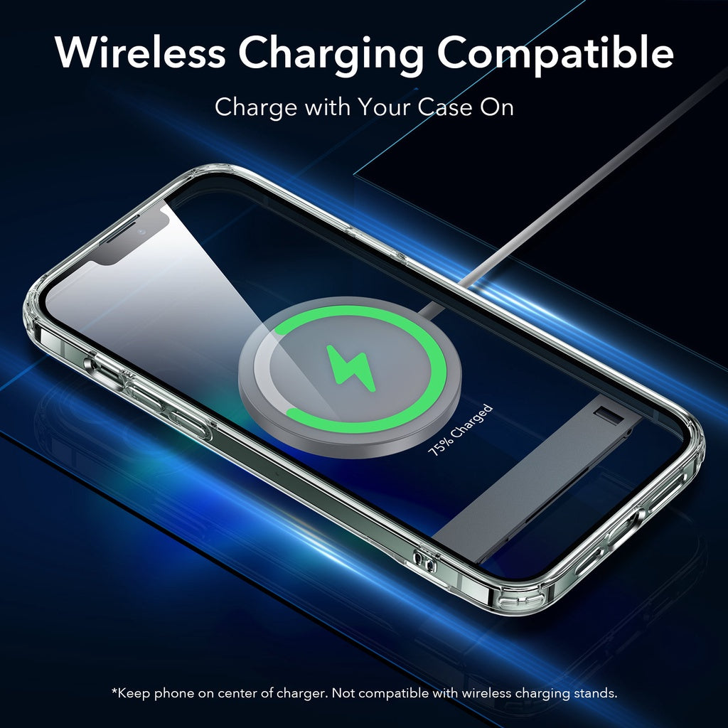 ESR Metal Kickstand iPhone 13 / 13 Pro Max Two-Way Stand Reinforced Drop Protection Flexible TPU Soft Back Case