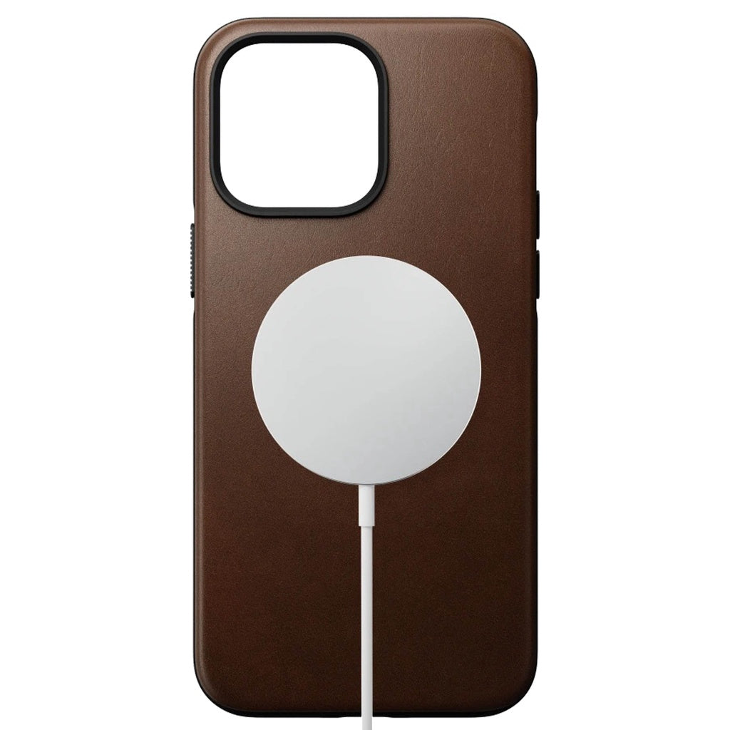 Nomad Modern Leather Horween Leather Case Compatible for iPhone 14 / Plus / Pro / Pro Max