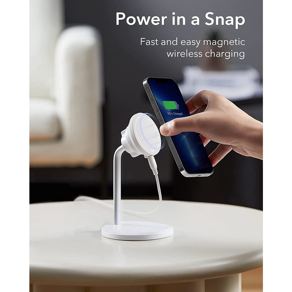 ESR HaloLock Shift Wireless Charger, MagSafe Charger Stand Detachable Fast Charging Compatible for iPhone 13 12 Pro Max Case Cover