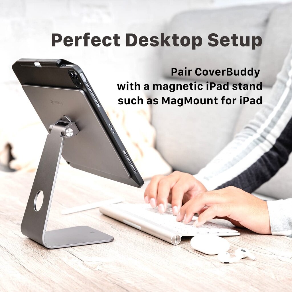 Folio Papan Kekunci Pintar SwitchEasy CoverBuddy (Papan Kekunci Tidak Termasuk) iPad Air 5 & 4 / iPad Pro 11 Berfungsi dengan Penutup Sarung Papan Kekunci Ajaib