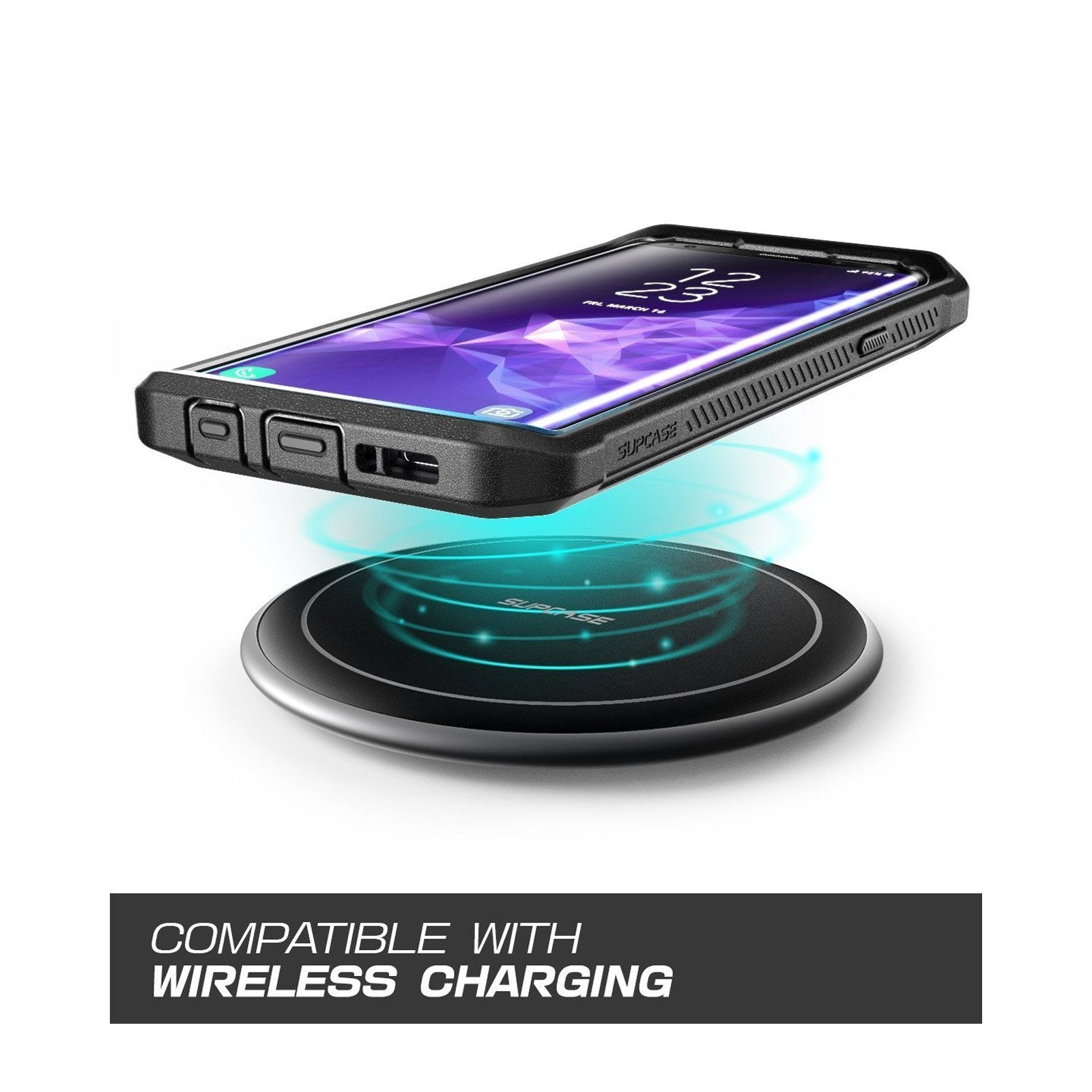 SUPCASE Galaxy S9 / S9 Plus Unicorn Beetle Pro Full Body Lasak Sarung Sarung - Hitam
