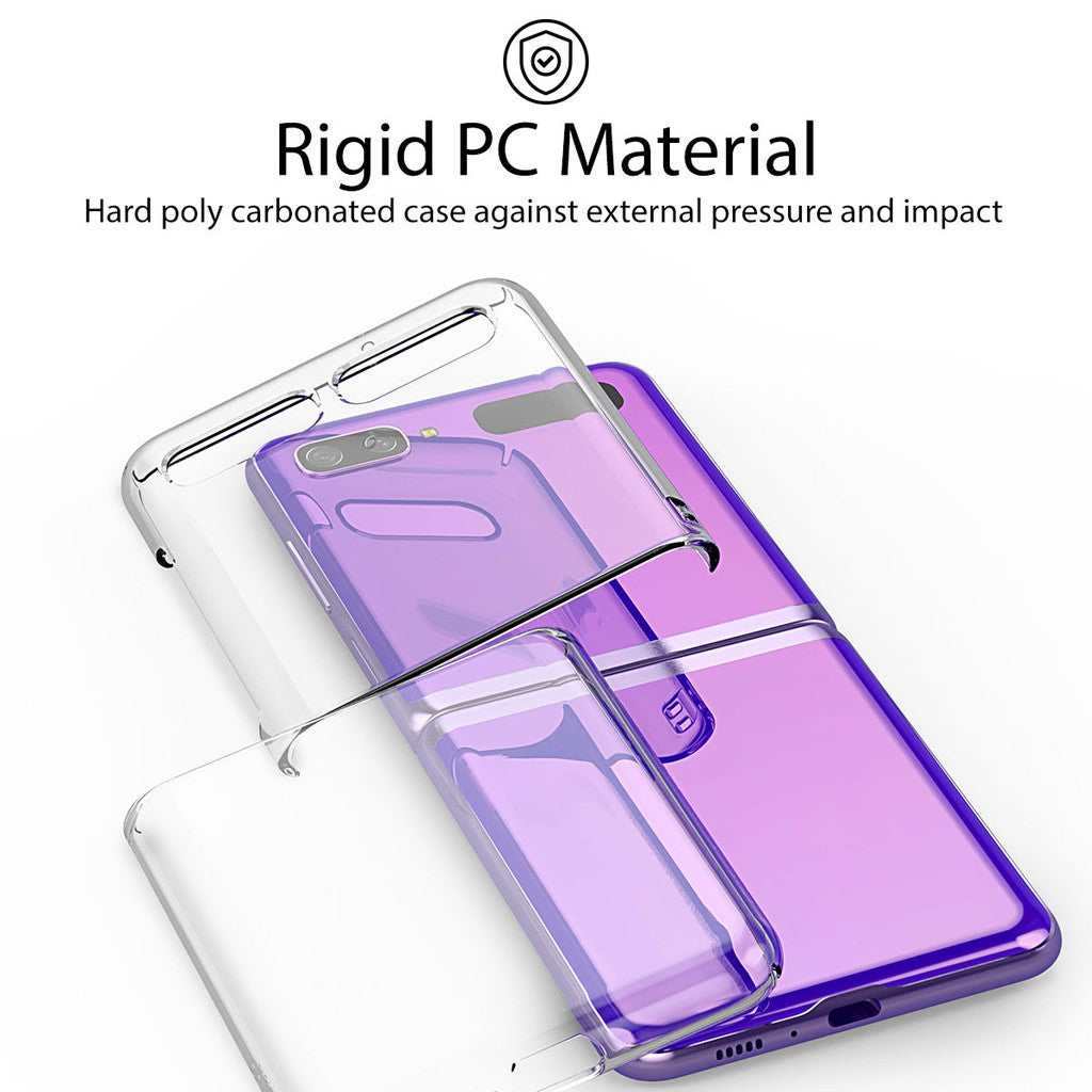 Araree Nukin Galaxy Z Flip Transparent Polycarbonate Premium Hard Coating Slim Case Clear