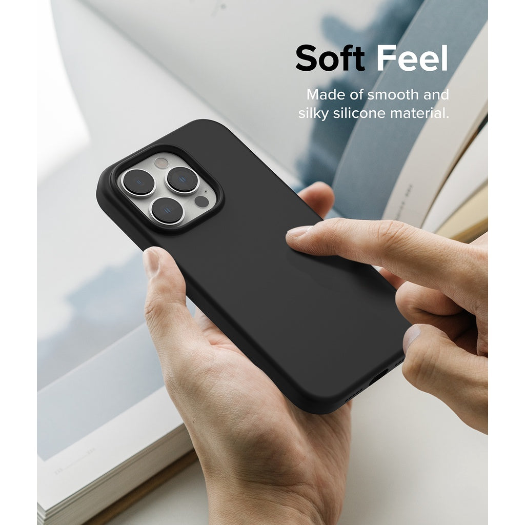 Sarung Silikon Ringke Serasi untuk iPhone 14 / Plus / Pro / Pro Max