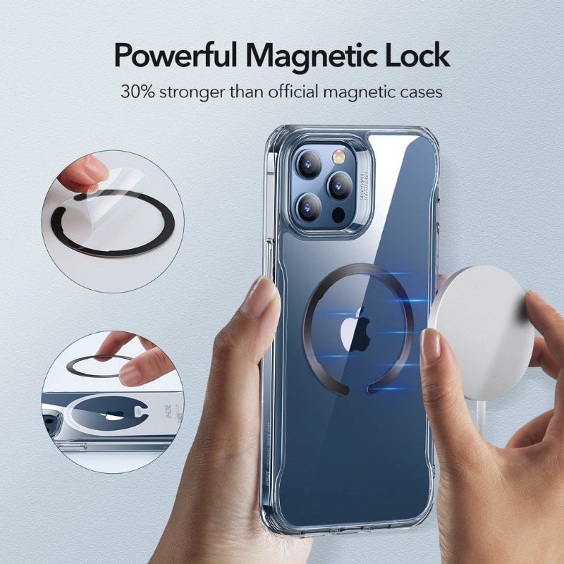 Cincin Magnetik ESR HaloLock untuk iPhone 13 / iPhone 12 / Pro Max Pelekat Cincin Logam untuk Pengecas Wayarles Magsafe