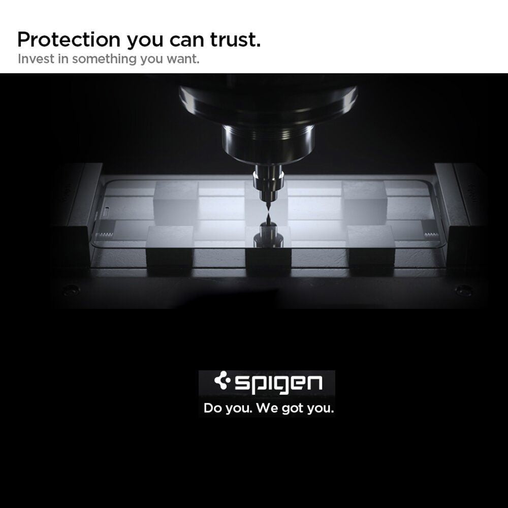 Spigen Liputan Penuh Kaca Terbaja HD Serasi untuk iPhone 14 Pro Max