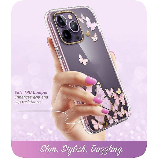 i-Blason Cosmo Series Case for iPhone 14 Pro Max Full-Body Stylish Protective Case with Built-in Screen Protector