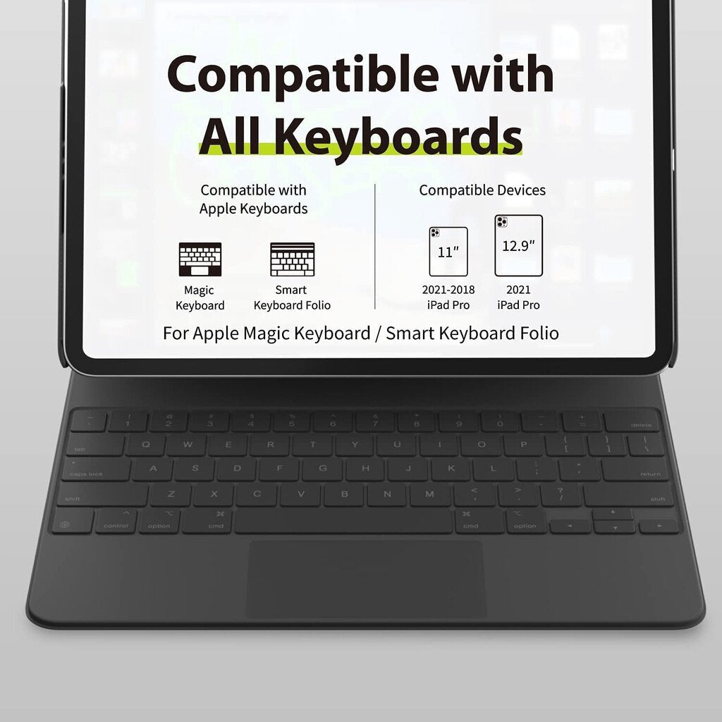 Folio Papan Kekunci Pintar SwitchEasy CoverBuddy (Papan Kekunci Tidak Termasuk) iPad Air 5 & 4 / iPad Pro 11 Berfungsi dengan Penutup Sarung Papan Kekunci Ajaib