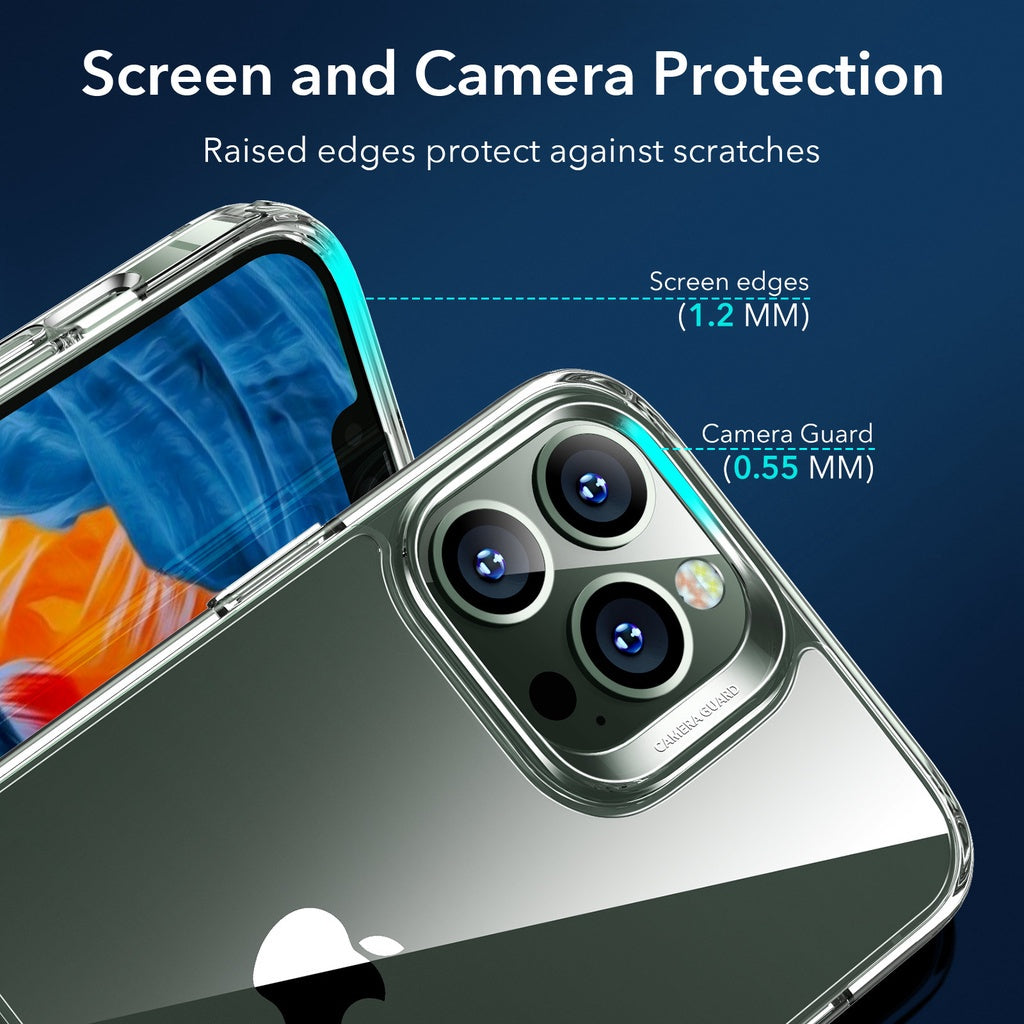 ESR Metal Kickstand iPhone 13 / 13 Pro Max Two-Way Stand Reinforced Drop Protection Flexible TPU Soft Back Case