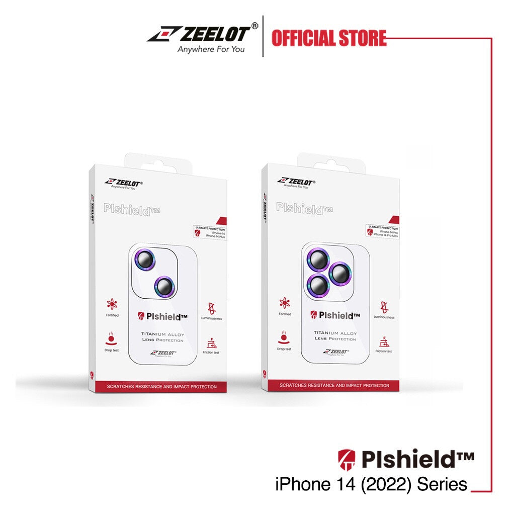 ZEELOT Plshield Titanium Alloy Lens Protector for iPhone 14 / Plus / Pro / Pro Max Series