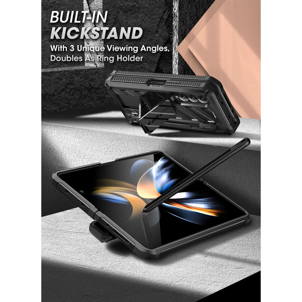 SUPCASE Unicorn Beetle Pro Case Galaxy Z Fold 4 S Pen Slot FullBody DualLayer Rugged Builtin Screen Protector Kickstand
