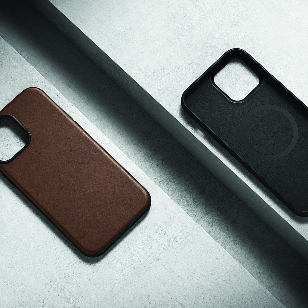 Nomad Modern Leather Horween Leather Case Compatible for iPhone 14 / Plus / Pro / Pro Max