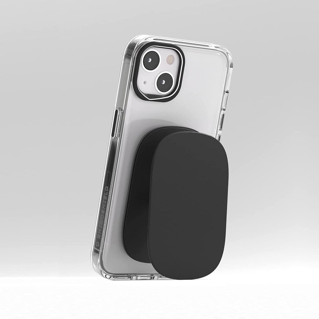 RhinoShield GRIPMAX / GRIPMINI (Pelekat) Cengkaman dan Pendirian untuk iPhone dan Sarung Aksesori Telefon Pintar Hitam