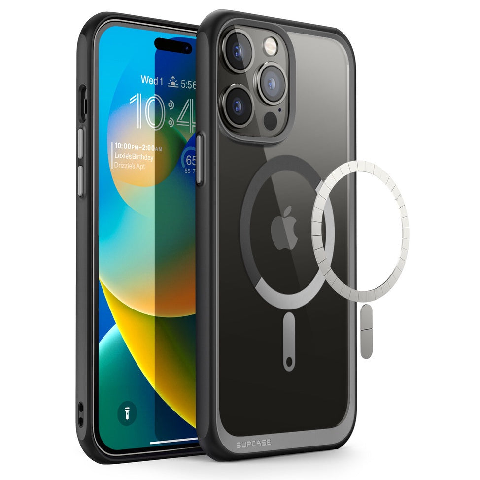 SUPCASE Unicorn Beetle Mag Case untuk iPhone 14 Pro Max / Plus / Pro MagSafe Perlindungan Kejutan Slim Clear Case