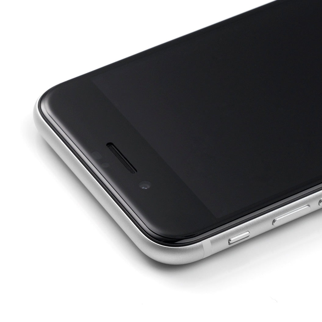 RhinoShield 3D Impact iPhone SE(2020)/8/7/8Plus/7Plus Pelindung Skrin - Liputan Penuh Melengkung 3D - Tahan Lama, Tahan Gores - Hitam