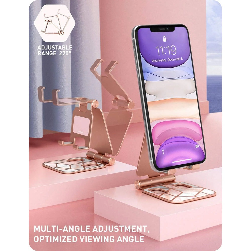 i-Blason Cosmo Phone Stand Foldable Adjustable Mount Holder iPhone 14 13 12 11 XS XR Galaxy Huawei Google Pixel Android