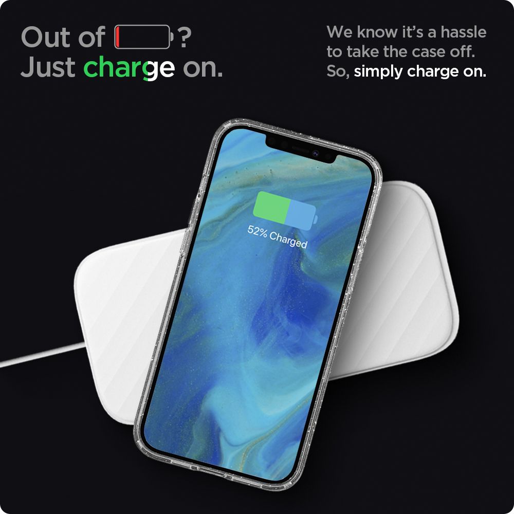 Spigen iPhone 12 / Pro Max / Pro / Mini Case Cecair Kristal Kilauan