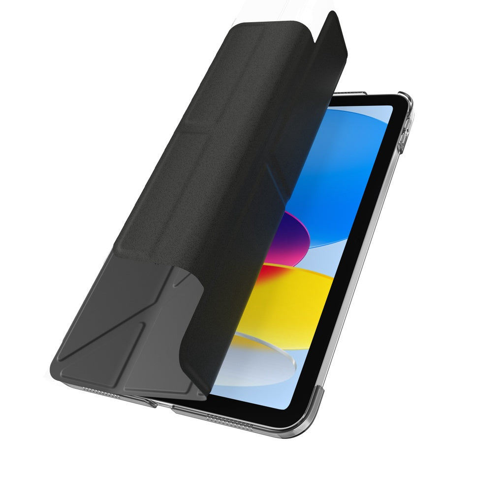 Sarung Bogel SwitchEasy Origami Serasi untuk iPad (2022) 10.9 inci Hitam