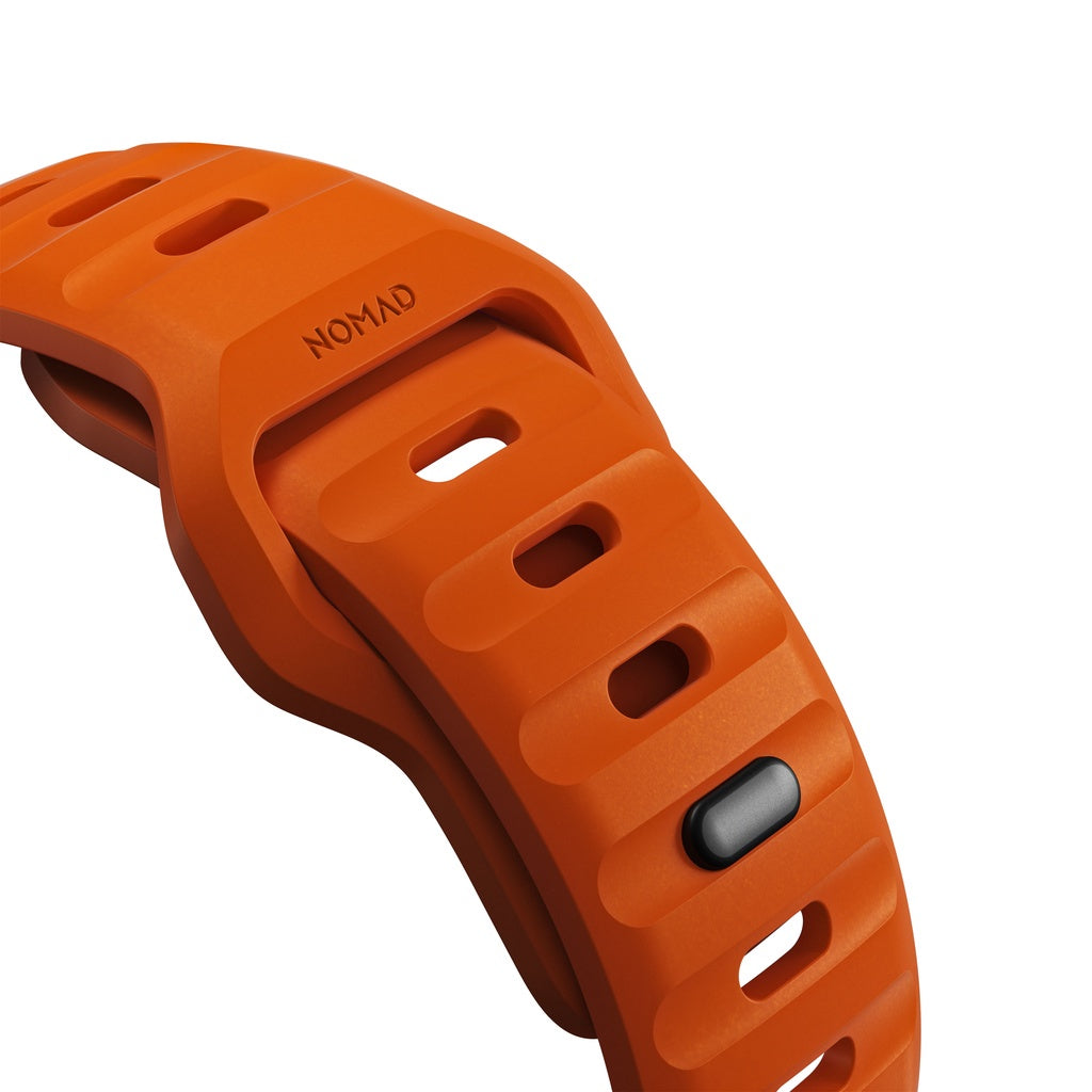 Nomad Sport Bands Version 2 Ultra Orange Compatible for Apple Watch Ultra / 8 / 7 / 6 & 49mm /45mm / 44mm / 42mm