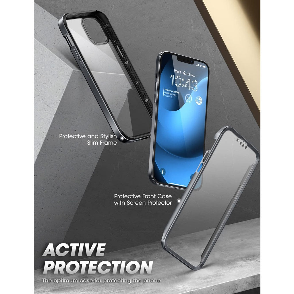 SUPCASE Unicorn Beetle Edge XT Case for iPhone 14 Plus 6.7", with Built-in Screen Protector Slim Frame Clear Protective