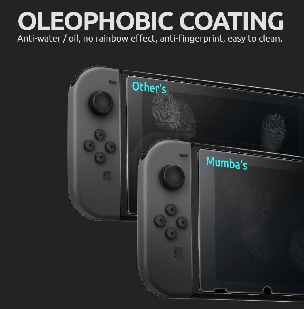 Mumba Nintendo Switch Screen Protector, Premium HD Clear Tempered Glass Screen Protector for Nintendo Switch (2-Pack)