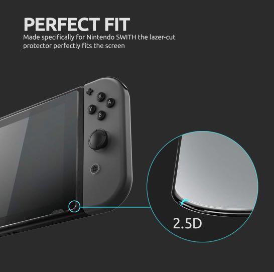 Mumba Nintendo Switch Screen Protector, Premium HD Clear Tempered Glass Screen Protector for Nintendo Switch (2-Pack)